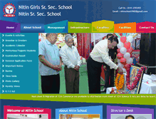Tablet Screenshot of nitinschool.com